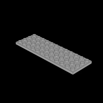 Bảng Lego tương thích 4 x 12 (3029.dat)