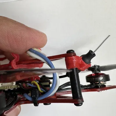 Giá đỡ camera hdzero cho SHURIKEN 2" với standoffs in được