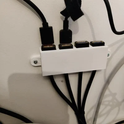 Giá đỡ cáp USB mở rộng gắn tường hoặc bàn