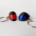 Móc khóa hình mũ bảo hiểm moto trang trí cho chìa khóa - Thumbnail 2