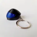 Móc khóa hình mũ bảo hiểm moto trang trí cho chìa khóa - Thumbnail 3