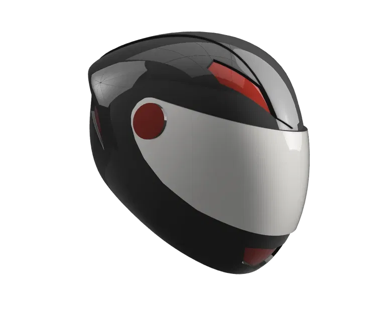 Móc khóa hình mũ bảo hiểm moto trang trí cho chìa khóa - Image 4