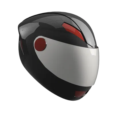 Móc khóa hình mũ bảo hiểm moto trang trí cho chìa khóa