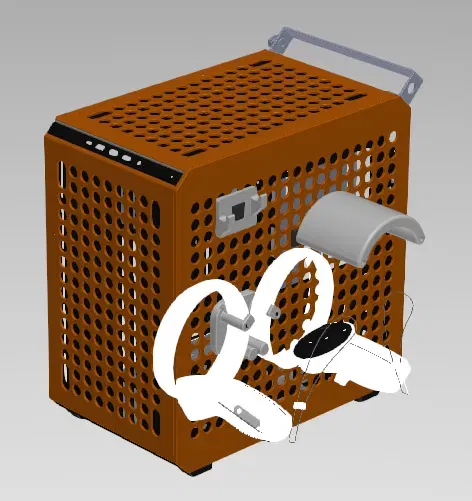 Giá đỡ tai nghe VR QUBE 500 và bộ điều khiển - Image 2