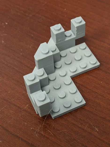 Đỉnh tháp lâu đài LEGO 7 x 7 cho góc tường - Image 1