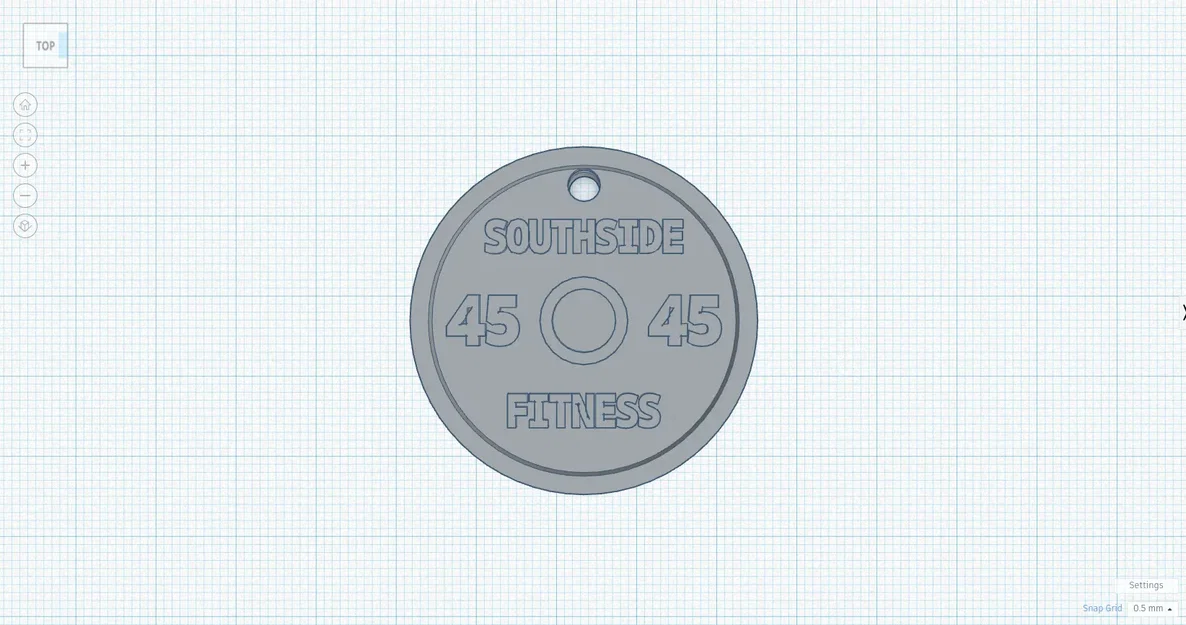 Chìa khóa RFID hình tạ thể hình độc đáo - Image 1