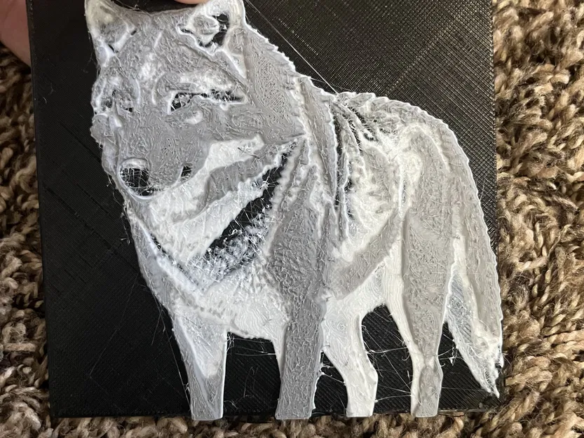 Chó sói tạo ra bằng AI với phần mềm HueForge - Image 1