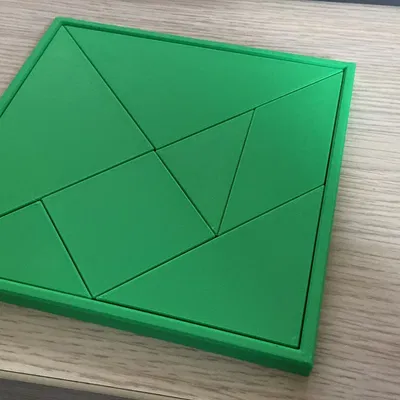 Tangram 15x15 với đế cho trẻ em