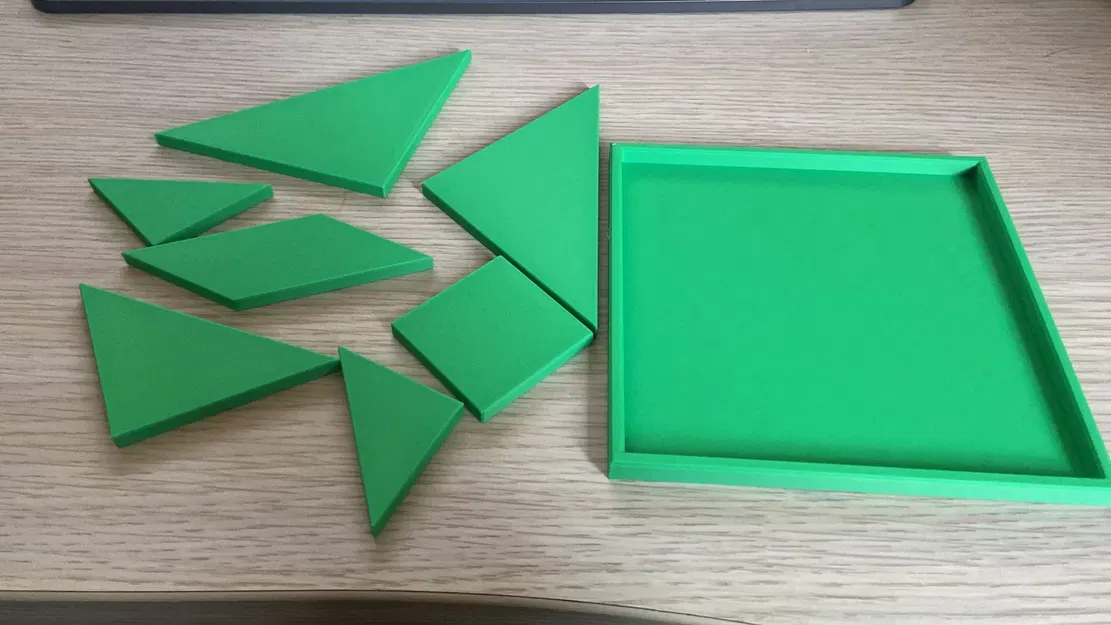Tangram 15x15 với đế cho trẻ em - Image 3