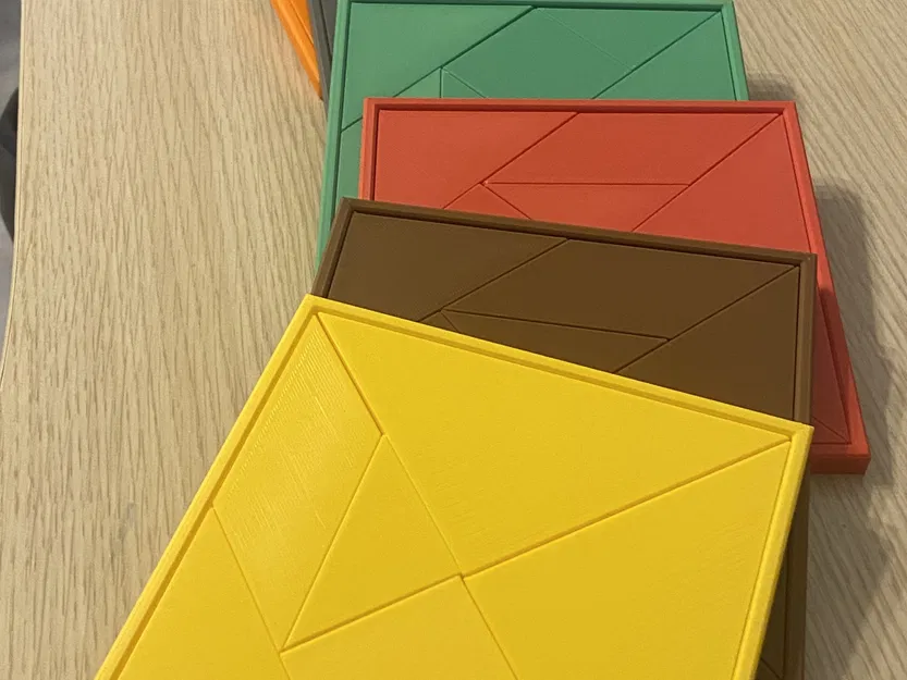 Tangram 15x15 với đế cho trẻ em - Image 4