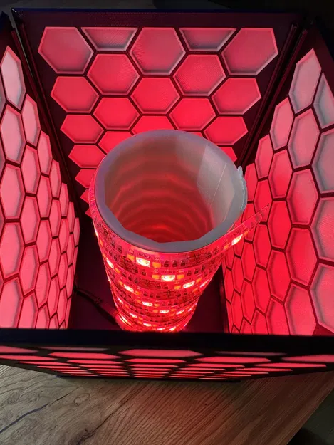 Đèn bàn hình lục giác với đèn LED tùy chỉnh - Image 3