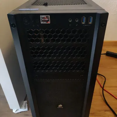 Nắp che khay ổ đĩa 5.25" họa tiết lục giác cho Corsair 300R