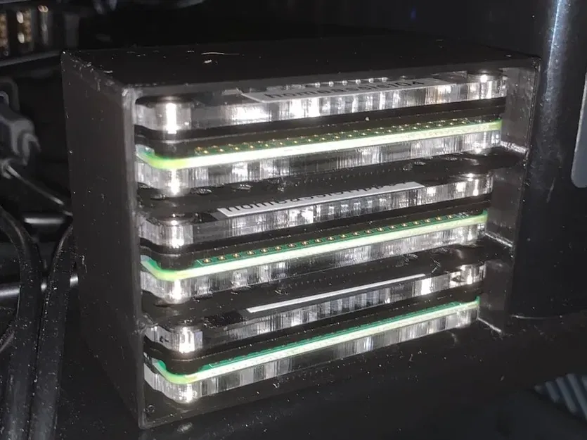 Giá đỡ Raspberry Pi Zero gọn gàng cho 2-6 thiết bị - Image 1