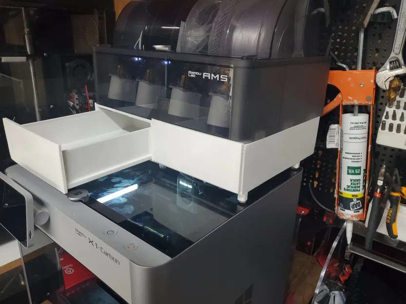 Ngăn kéo dưới hệ thống AMS cho máy in Bambu Lab - Image 1