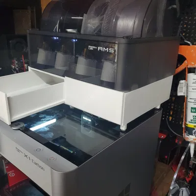 Ngăn kéo dưới hệ thống AMS cho máy in Bambu Lab