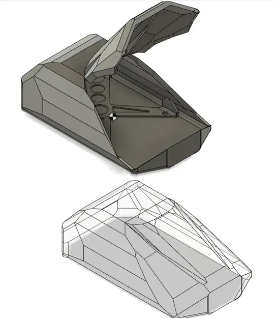 Khái niệm ba lô cứng màu trắng bán trong suốt - Image 1