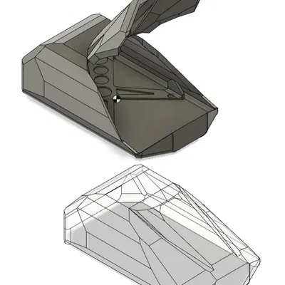 Khái niệm ba lô cứng màu trắng bán trong suốt