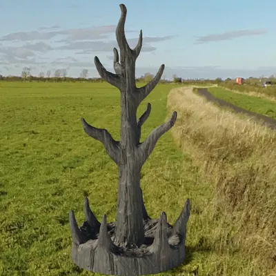 Giá đỡ cây trang sức bằng gỗ độc đáo cho trang trí nhà cửa