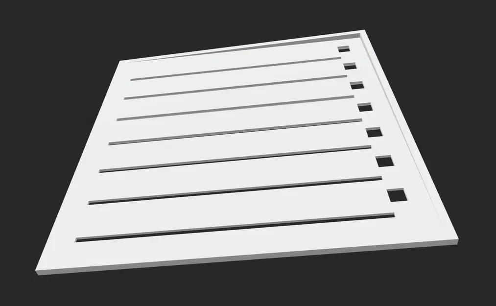 Bảng hướng dẫn vẽ 7 đường và ô cho giấy note vuông 3 inch - Image 1