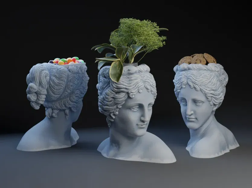 Bát cây Venus hình đầu nữ thần - Image 1