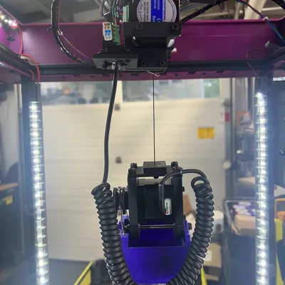 Mô hình kết nối dây cuộn cho động cơ kẹp Candy Claw