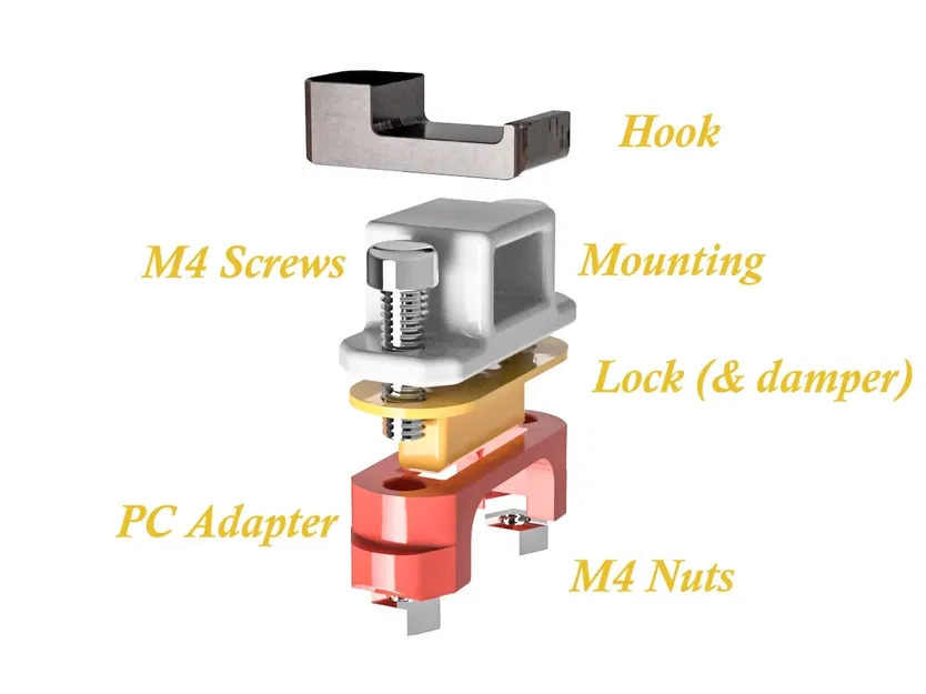 Giá treo thùng máy tính Qube 500 dưới bàn (mẫu thử) - Image 1