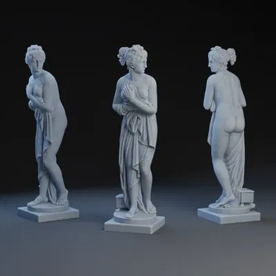 Tượng nữ thần tình yêu Venus trong nghệ thuật điêu khắc