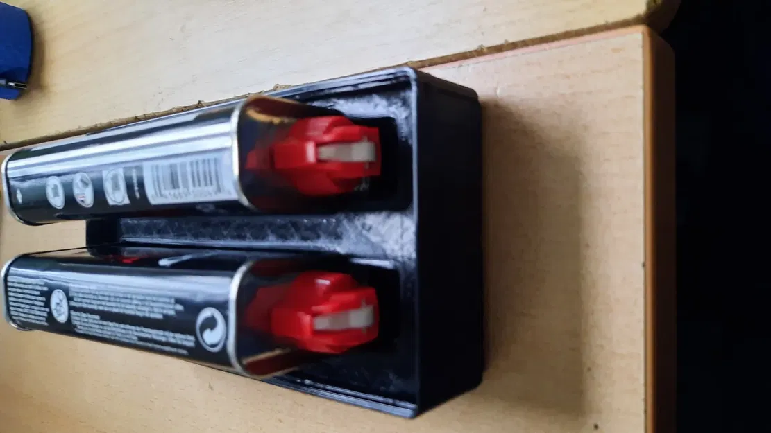 Giá đỡ chứa 2 bình chất lỏng Zippo trong hệ thống Gridfinity - Image 2