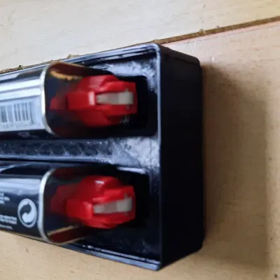 Giá đỡ chứa 2 bình chất lỏng Zippo trong hệ thống Gridfinity