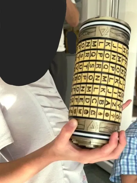 Bánh xe chữ CRYPTEX với biểu tượng động vật và trái cây - Image 5