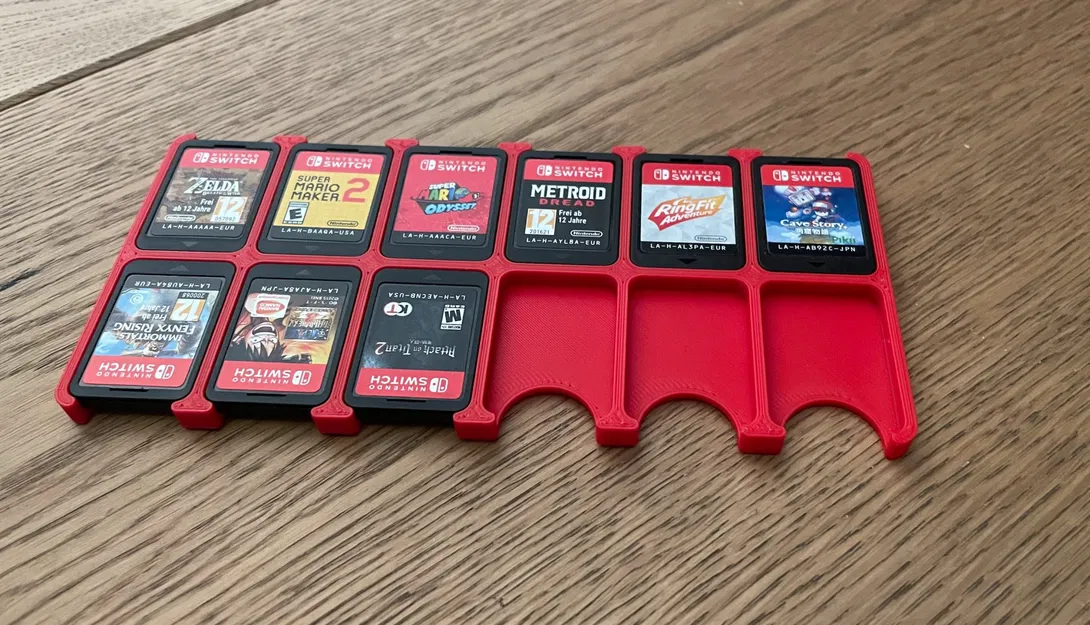 Giá đỡ trò chơi Nintendo Switch cho 6 hoặc 12 băng cartridge - Image 2