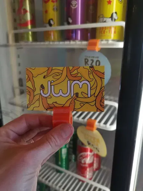 Giá đỡ hiển thị giá và tên cho tủ lạnh đồ uống - Image 2