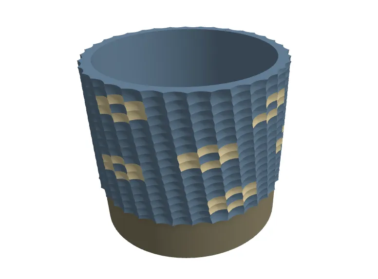 Chậu cây trang trí hình học E01 - Image 1