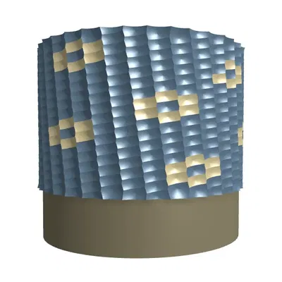 Chậu cây trang trí hình học E01