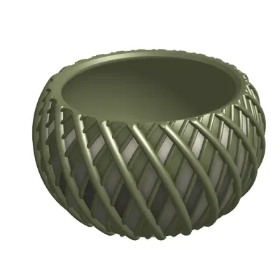 Chậu cây trang trí hình học B01