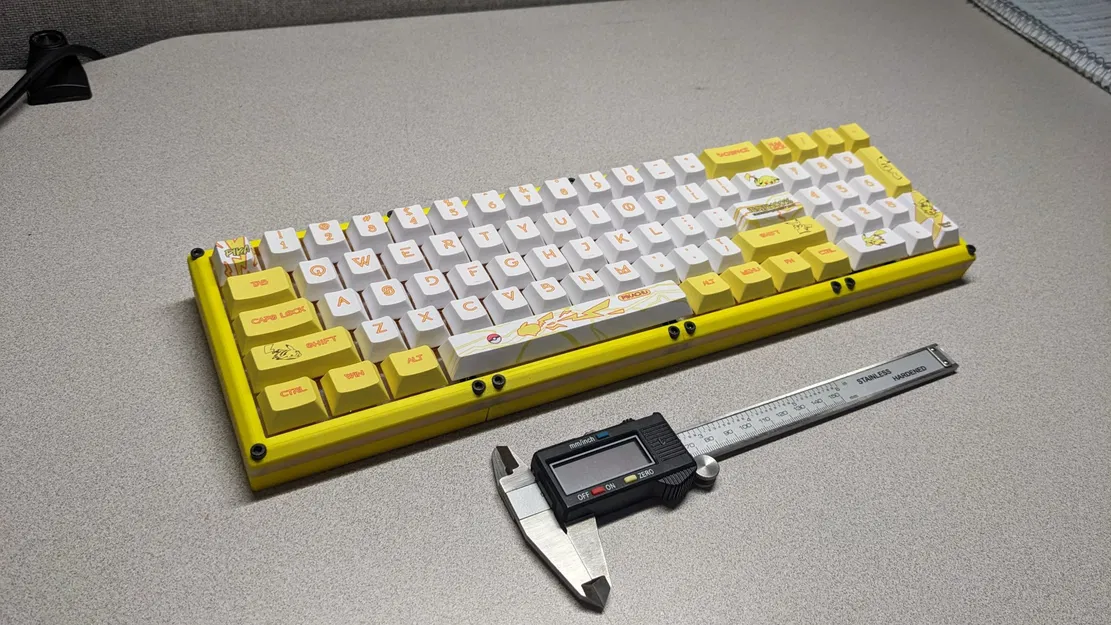 Bàn phím cơ 60% tích hợp numpad cho máy in 3D - Image 1