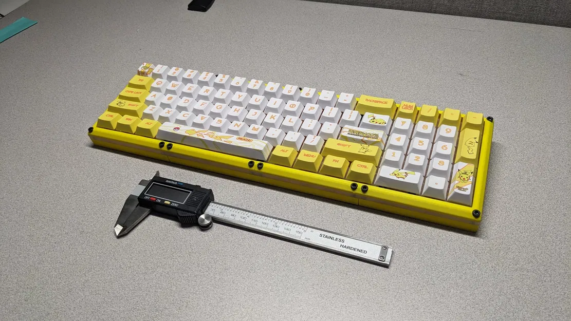 Bàn phím cơ 60% tích hợp numpad cho máy in 3D - Image 2