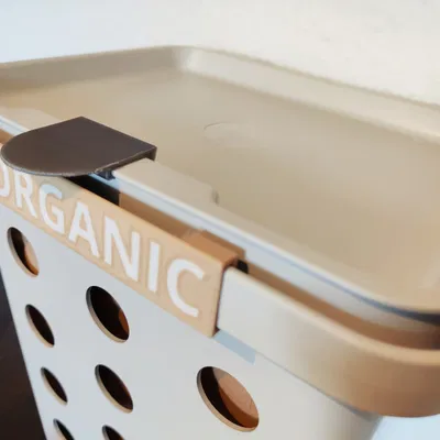 Tay cầm gắn vào nắp thùng rác HÅLLBAR 10L của IKEA