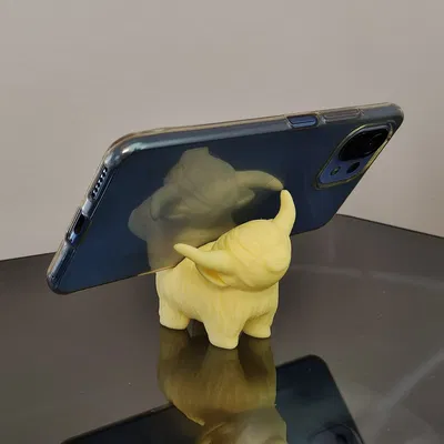 Giá đỡ điện thoại hình bò Highland nhỏ dễ thương