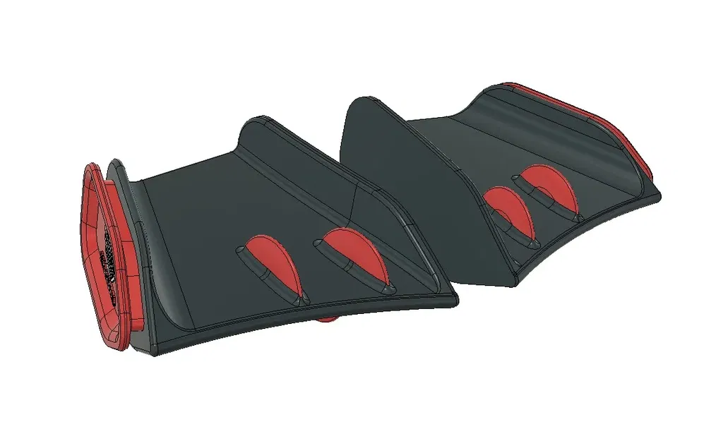 Cánh khí động học cho xe tay ga Honda Forza 300 - Image 2