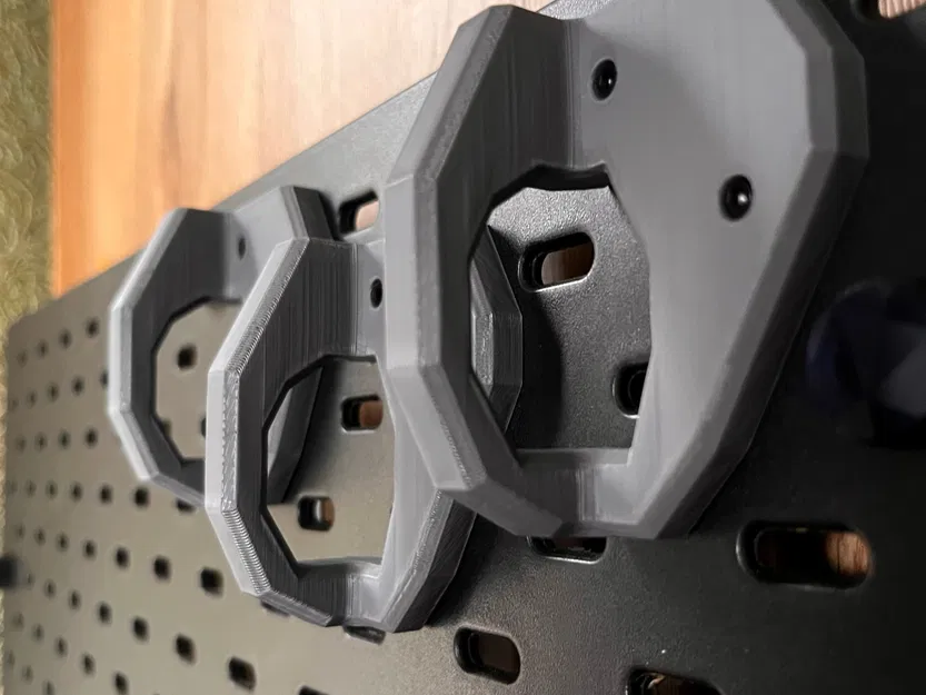 Móc treo chìa khóa cho bảng Skadis với carabiner - Image 3