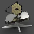 Mô hình thu nhỏ kính viễn vọng James Webb Space Telescope - Thumbnail 1