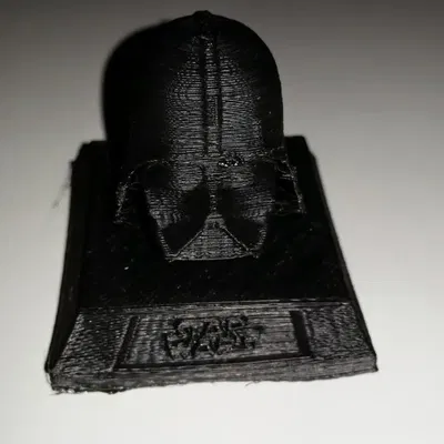 Nhân vật Darth Vader với đế đứng in một khối