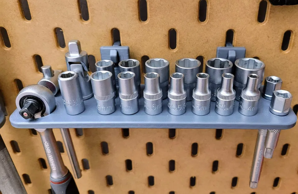 Giá đỡ tổ chức dụng cụ cho bộ cờ lê và đầu khẩu IKEA S... - Image 1