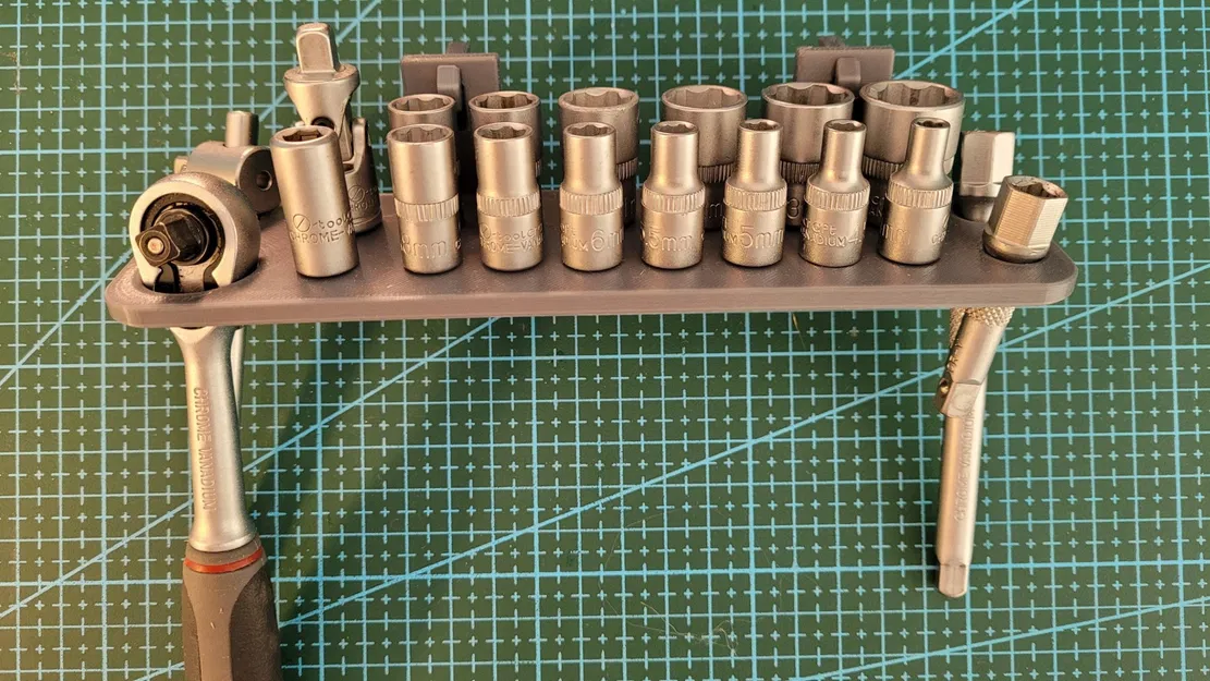 Giá đỡ tổ chức dụng cụ cho bộ cờ lê và đầu khẩu IKEA S... - Image 3