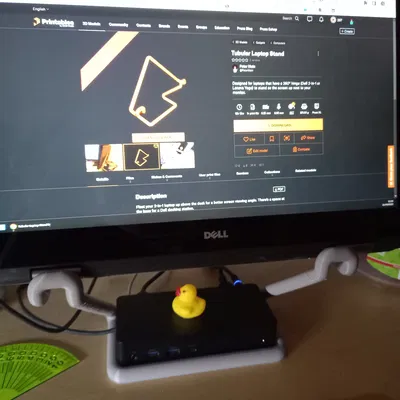 Giá đỡ laptop hình ống cho máy tính 2 trong 1