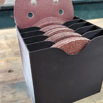 Giá đỡ và tổ chức giấy nhám 125mm cho máy mài góc