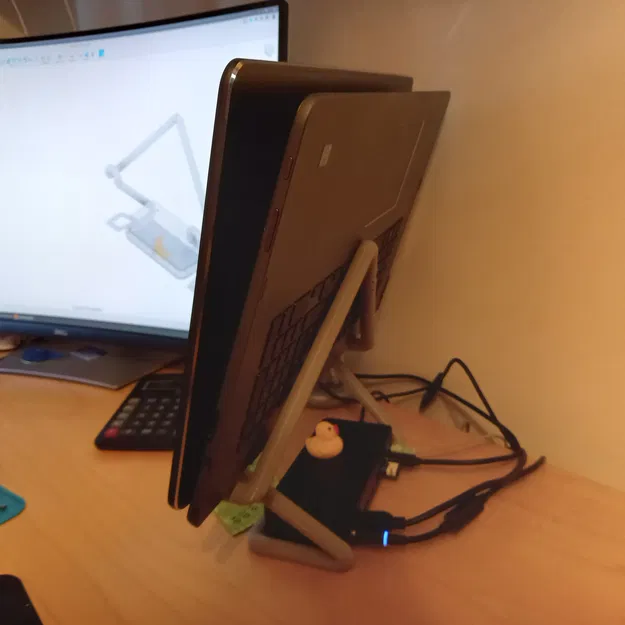 Giá đỡ laptop hình ống cho máy tính 2 trong 1 - Image 2