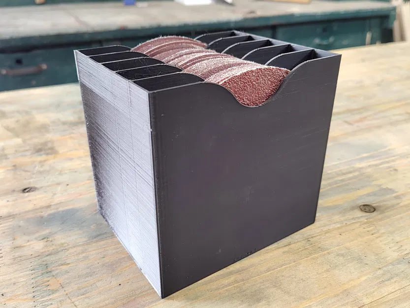 Giá đỡ và tổ chức giấy nhám 125mm cho máy mài góc - Image 3