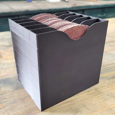 Giá đỡ và tổ chức giấy nhám 125mm cho máy mài góc